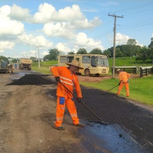 Governo de RO recupera RO-489 e RO-491 em São Felipe d’Oeste