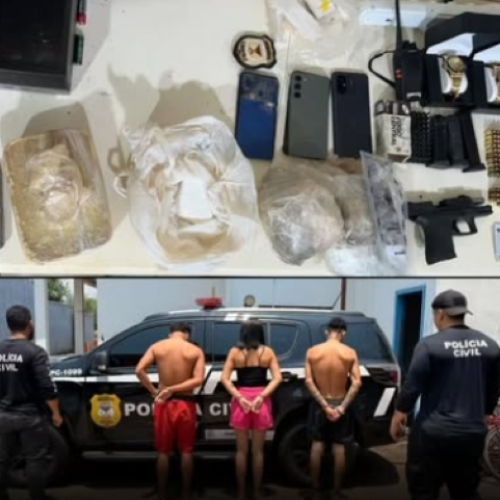 Madrugada de pavor em Itapuã do Oeste termina com três presos e celulares recuperados