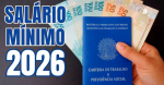 Salário mínimo sobe para R$ 1.621 em 2026 e injeta bilhões na economia brasileira