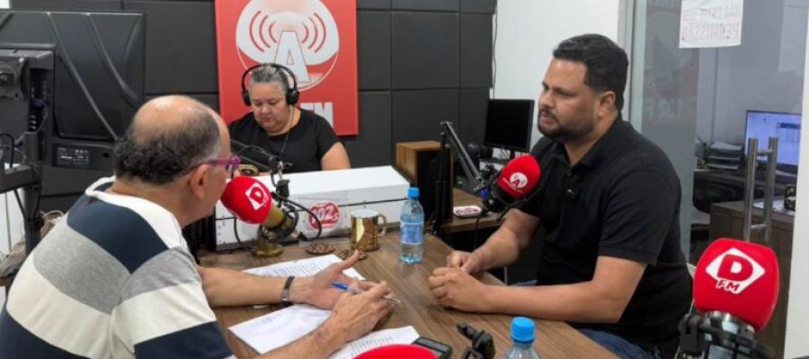 Samuel Costa defende reforço da segurança pública e combate às facções em entrevista na Antena Hits 102 FM
