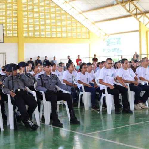 Aula inaugural para formação de mais uma turma de jovens com princípios éticos é realizada pelo governo de RO, em Monte Negro