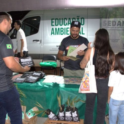Coleta de resíduos eletroeletrônicos e ações de preservação ambiental são realizadas no Arraial Flor do Maracujá