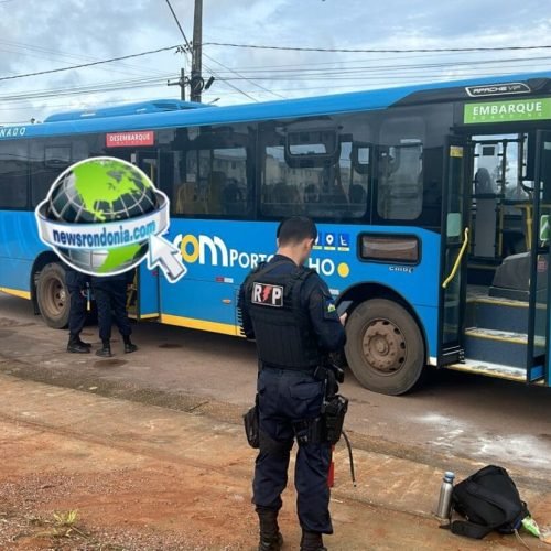 Bandidos mascarados tentam incendiar ônibus no Orgulho do Madeira