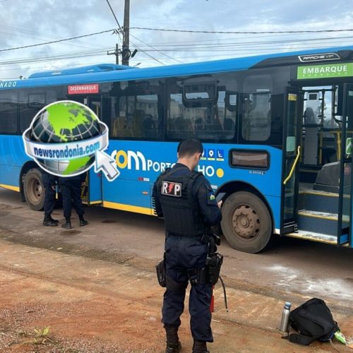 Bandidos mascarados tentam incendiar ônibus no Orgulho do Madeira