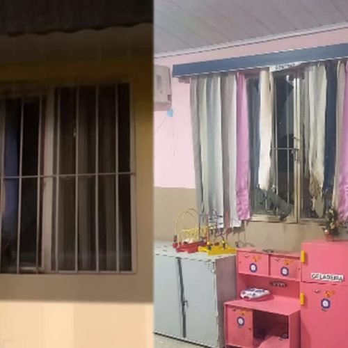 Criminosos tentam incendiar Escola Infantil na zona sul de Porto Velho