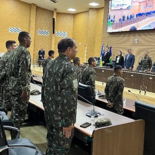 Sessão solene: Dra. Taíssa homenageia 6º Batalhão de Infantaria de Selva de Guajará-Mirim