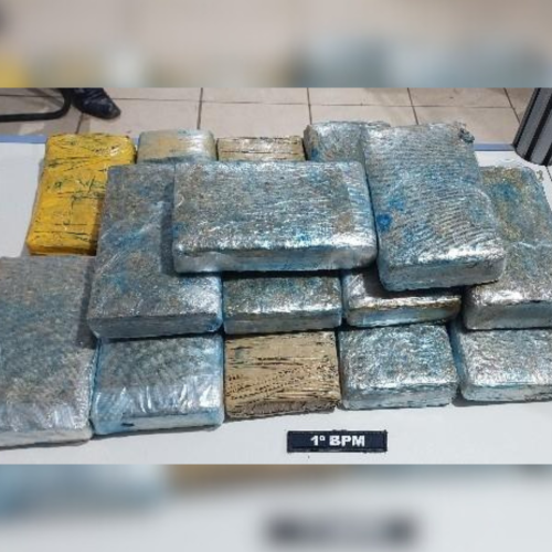 Polícia Militar apreende 16 quilos de entorpecente durante ação em Porto Velho