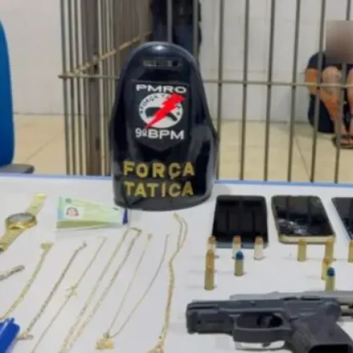 Trio é preso por porte ilegal de arma de fogo em Porto Velho