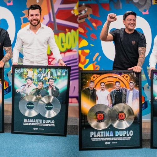 Rondônia no topo do sertanejo: Mayke & Rodrigo recebem Discos de Diamante e Platina na Warner Music