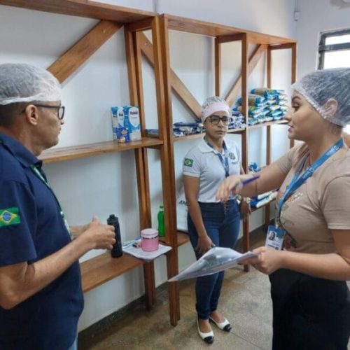 Vistorias na alimentação e transporte escolar são realizadas pelo governo de RO em Candeias do Jamari