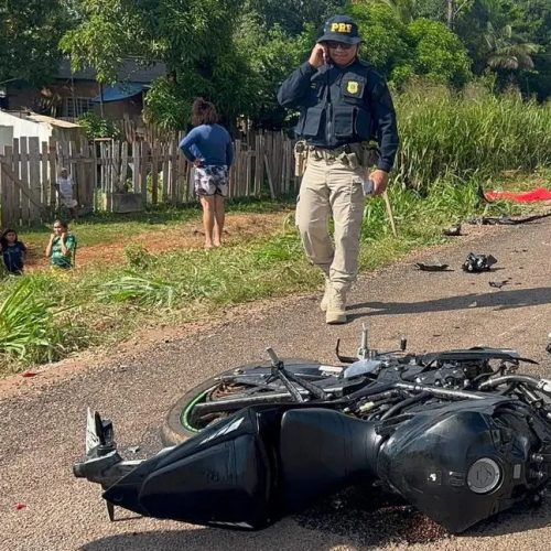 Motociclista morre em grave acidente próximo à Vila Princesa em Porto Velho