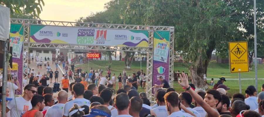 Corrida do Aniversário de Porto Velho reúne esporte, solidariedade e música com expectativa de 3 mil participantes